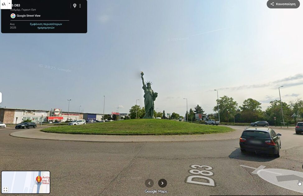 20 Πράγματα να κάνεις στο Colmar την παραμυθένια πόλη της Γαλλίας 4 Statue de la Liberté colmar