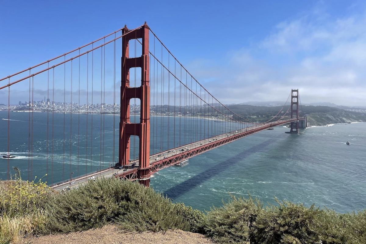 Θέα στη γέφυρα Golden Gate