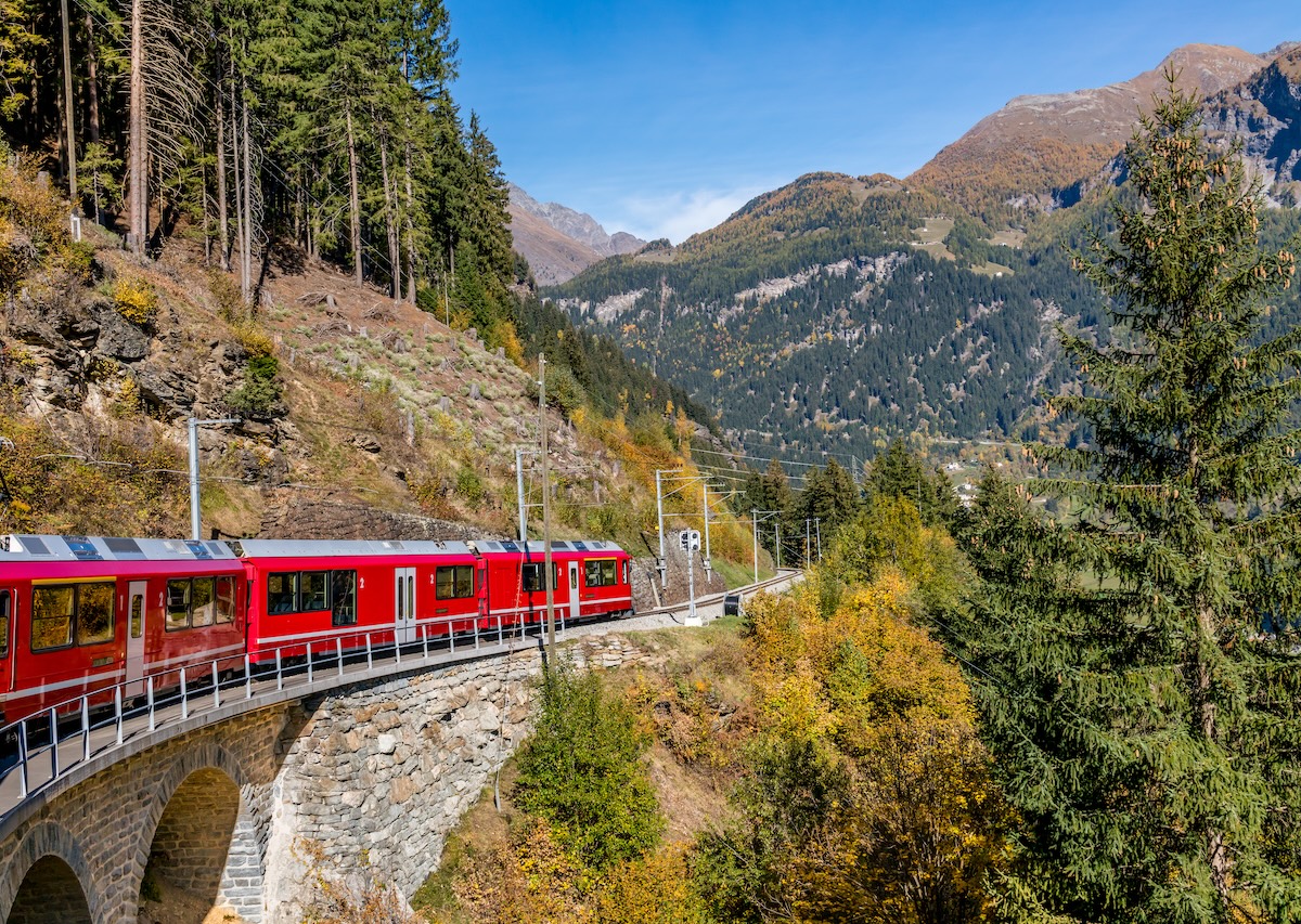 Bernina Red Train